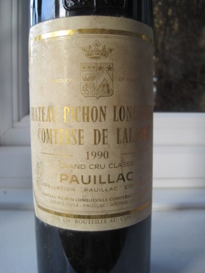 Chateau Pichon Longueville Comtesse de Lalande 1990 (CT92)