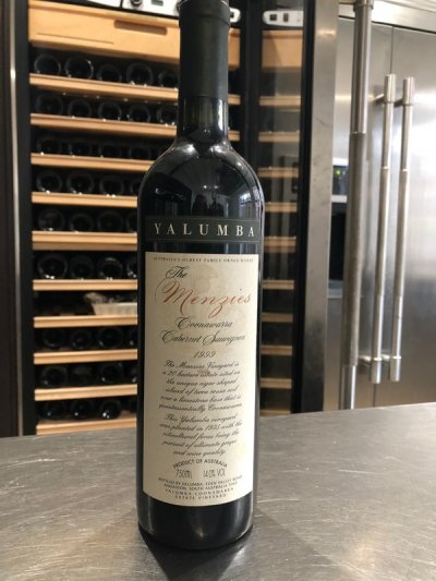 YALUMBA THE MENZIES 1999 COONAWARRA CABERNET W/E 93 pos AVE W/S £46