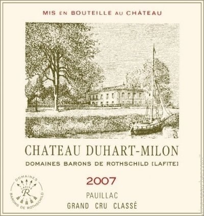 [January Lot 39] Chateau Duhart Milon 2007 [OWC of 12 bottles]