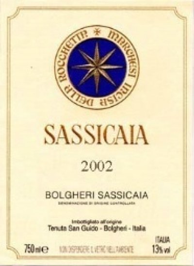 [March Lot 101] Sassicaia 2002 [OWC of 6 bottles]