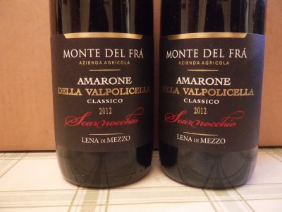 2012 Monte del Fra Tenuta Lena di Mezzo Amarone della Valpolicella Classico DOCG, Veneto, Italy 