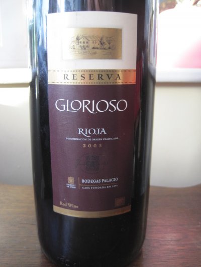 Glorioso Reserva 2003 Bodegas Palacio, Rioja (Magnum)