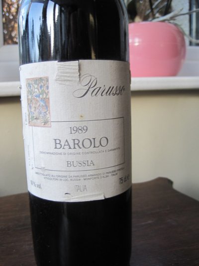 Bussia Barolo 1989 Parusso (RP 95)