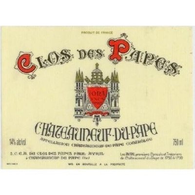 100 points - a Jeroboam of Clos des Papes, Chateauneuf du Pape Rouge, 2007