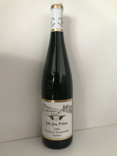 [February Lot 18] JJ Prum Wehlener Sonnenuhr Riesling Auslese 2006 [Original carton of 12 bottles]