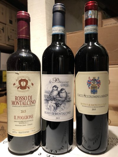 Great Rosso Di Montalcino 2015 tasting collection 