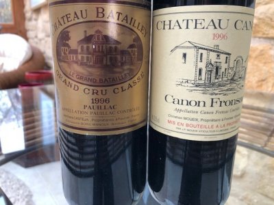 Bordeaux 1996 Selection Batailley & Canon 2 Btls