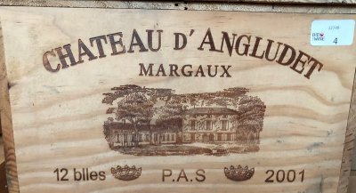 [February Lot 52] Chateau d'Angludet 2001 [OWC of 12 bottles]