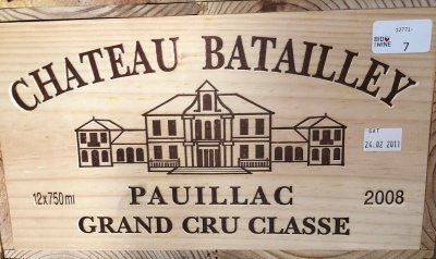 [February Lot 65] Chateau Batailley 2008 [OWC of 12 bottles]