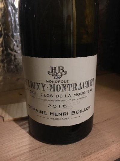 2016 Puligny-Montrachet, Clos de la Mouchere, 1er Cru, Henri Boillot