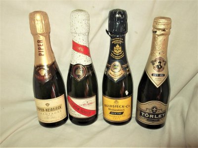 Heidsieck & Mumm Champagne Miniatures.
