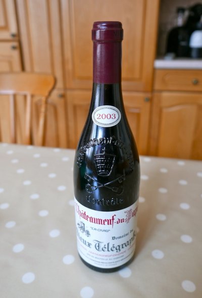 Domaine du Vieux Telegraphe 2003 Chateauneuf-du-Pape, Parker 92 points