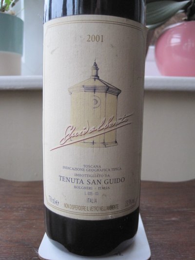 Guidalberto 2001 Tenuta San Guido (CT 91)