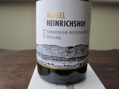 Sonnenuhr Riesling Beerenauslese 2015, Heinrichshof, Mosel 