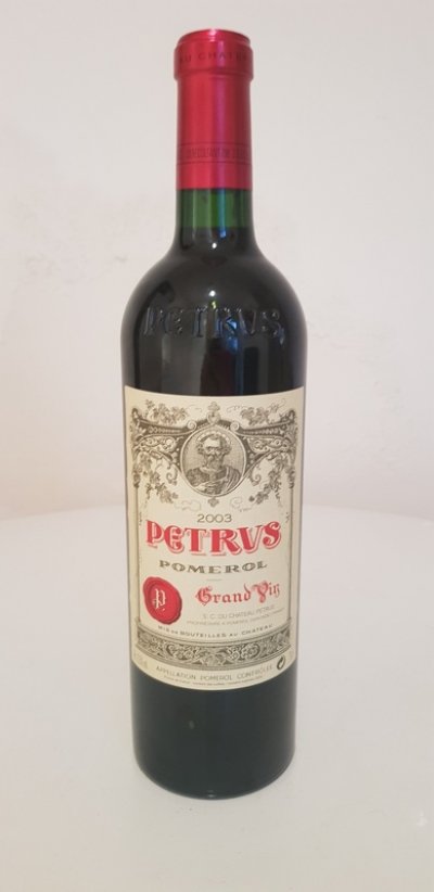 Petrus 2003 - just out of bond and perfect in every detail
