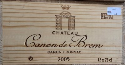 [March Lot 120] Chateau Canon de Brem 2005 [OWC of 12 bottles]