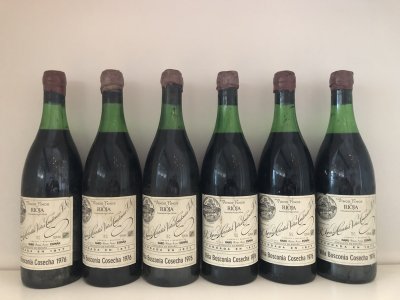 [June Lot 13] Lopez de Heredia Vina Bosconia Gran Reserva 1976 [6 bottles]