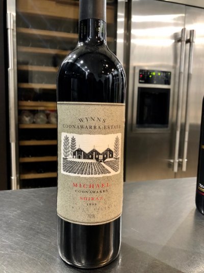 1998 WYNNS COONAWARRA SHIRAZ  JO 95 PTS W/S AVE £68