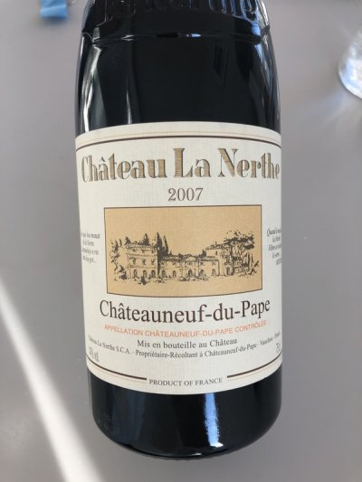 Chateau La Nerthe 2007 Châteauneuf-du-Pape Rouge RP94+