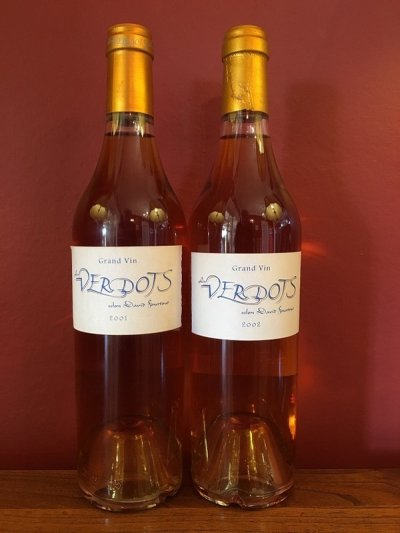 Verdots L'Excellence du Chateau les Tours des Verdots 2001 and 2002
