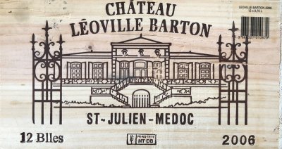 [April Lot 101] Chateau Leoville Barton 2006 [OWC of 12 bottles]