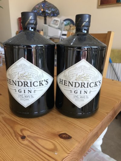 2 X 1.75 litres of HENDRICKS GIN