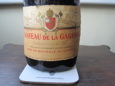 Chateau de la Gardine 1976 Chateauneuf-du-Pape 