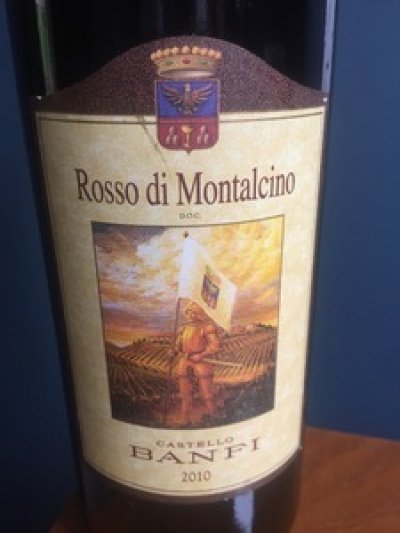 2010 Castello Banfi Rosso di Montalcino, Tuscany, Italy