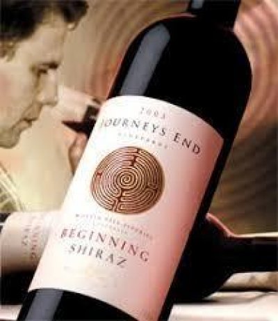 JOURNEYS END BEGINNING SHIRAZ 2002 JH 96 PTS
