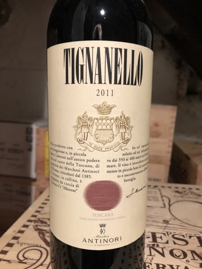 Tignanello 2011 Marchesi Antinori 95 JS 93 RP