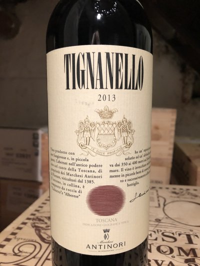 Tignanello 2013 Marchesi Antinori 97JS, 96RP