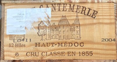 [May Lot 103] Chateau Cantemerle 2004 [OWC of 12 bottles]