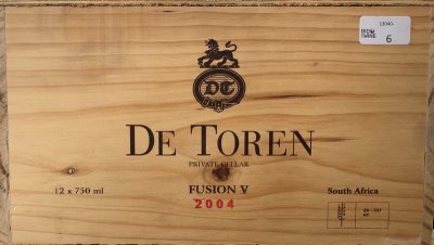 [May Lot 113] De Toren Fusion V 2004 [OWC of 12 bottles]