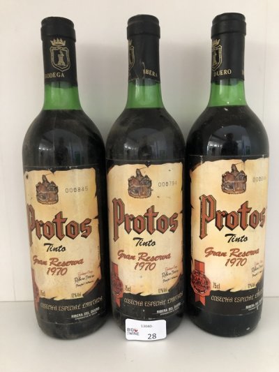 [June Lot 4] Protos Gran Reserva 1970 [3 bottles]