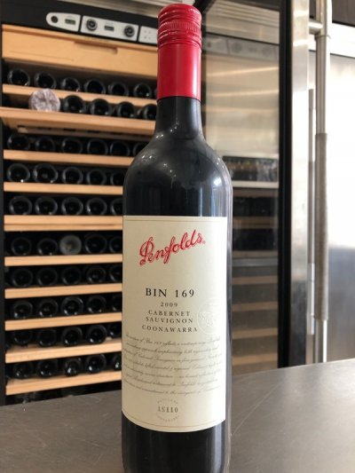PENFOLDS BIN 169 CABERNET SAUVIGNON 2009 W/S £191 
