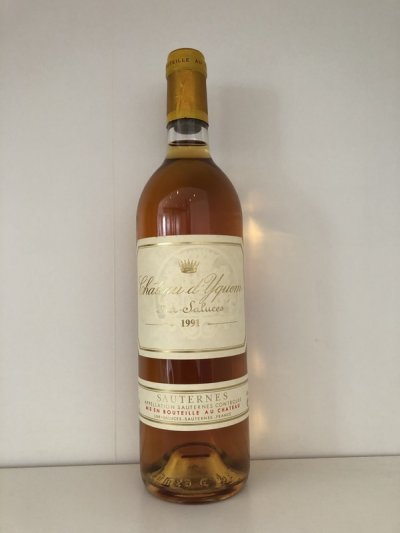 [July Lot 37] Chateau d'Yquem 1991 [1 bottle]