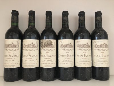 [July Lot 76] Chateau Beaumont 1986 [6 bottles]