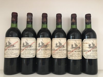 [July Lot 78] Chateau Beychevelle 1978 [6 bottles]