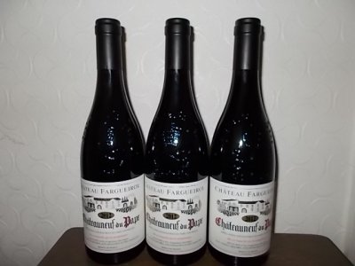 2012 Chateau Fargueirol Chateauneuf du Pape. No Reserve