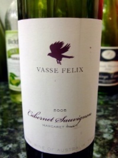 VASSE FELIX CABERNET SAUVIGNON 2005 JH 94PTS W/S AVE £34