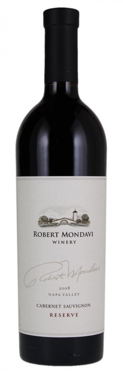 ROBERT MONDAVI NAPA VALLEY 2008 Cabernet Sauvignon RESERVE W/S £98