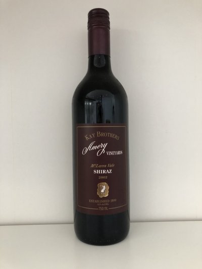 [July Lot 221A-B] Kay Brothers Amery Vineyards Shiraz 2002 [12 bottles in 2OC]