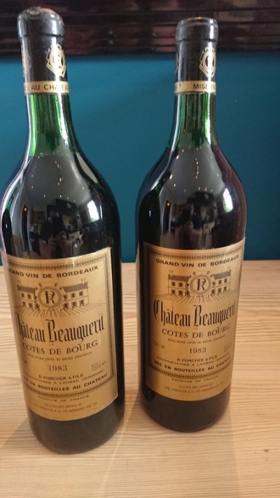 Chateau Beauguerit COTE DE BOURG 1983 2x Magnum