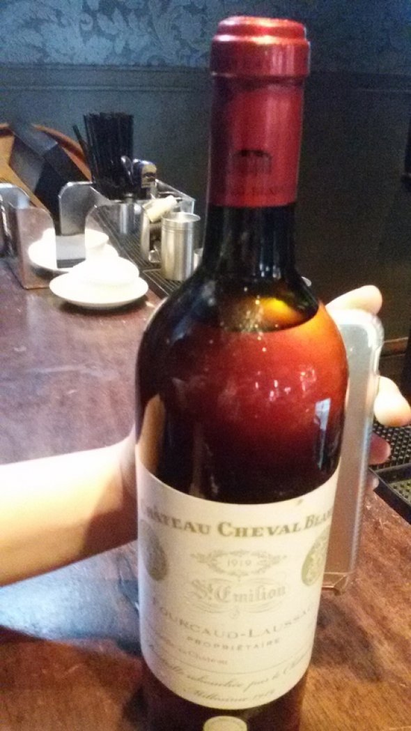 Rare Bottle Cheval Blanc 1919 100Yrs old Perfect conditions!!!!