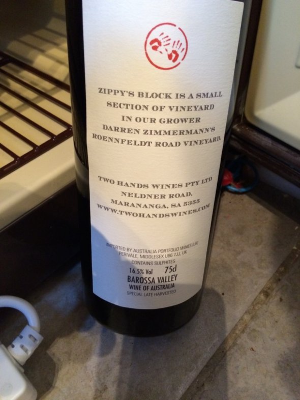 Two Hands Zippy's Block Shiraz 2008 x 3