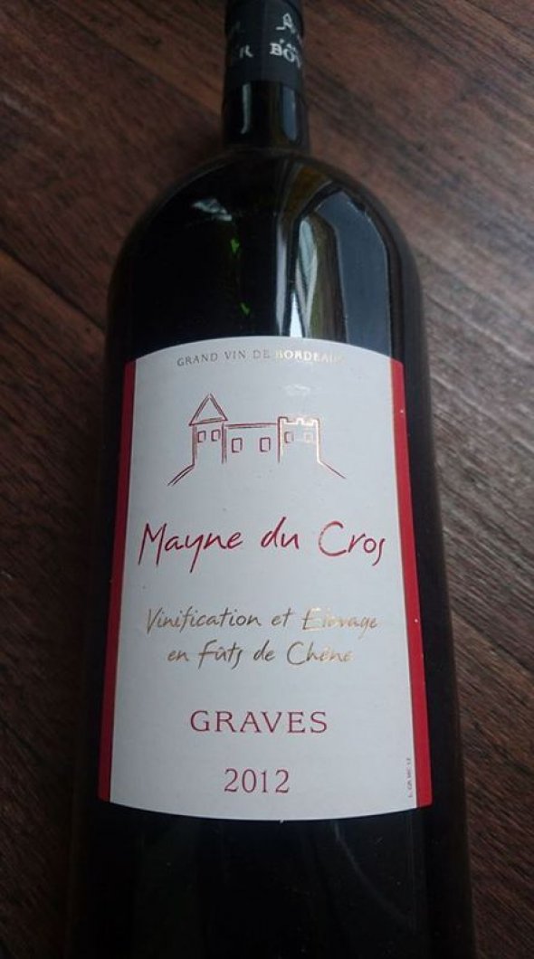 2012 Chateau Mayne du Cros, Graves (MAGNUMS), Bordeaux