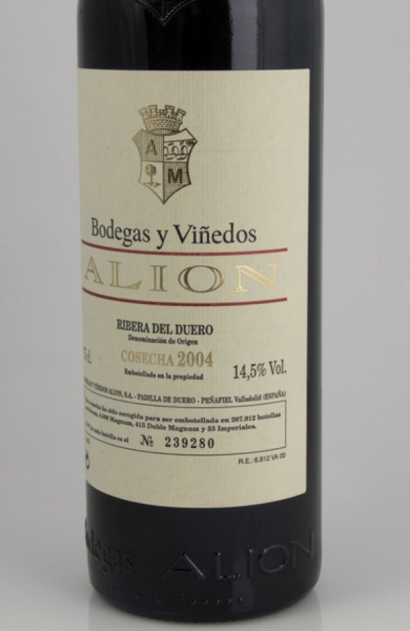 Alion Cosecha, Vega Sicilia, Ribera del Duero, Spain, 2004