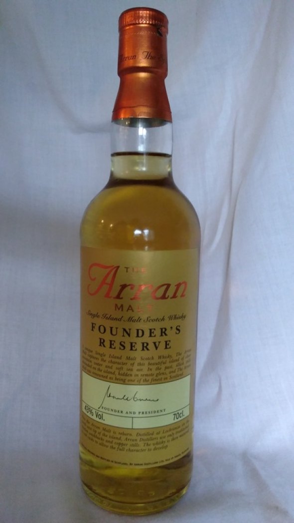 Rare &ndash; The Arran Malt Distillery Founder's Reserve Single Malt Scotch Whisky, Isle of Arran, Scotland
