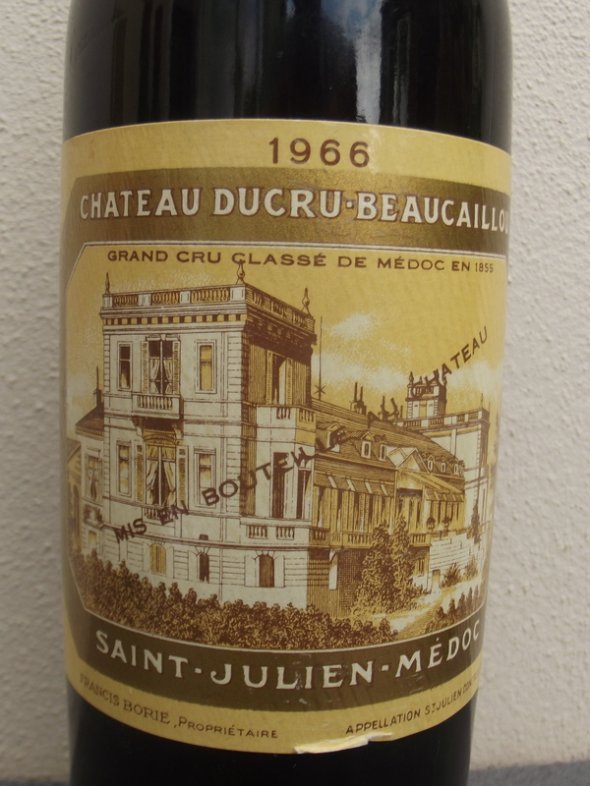 1966 Château DUCRU-BEAUCAILLOU / St Julien 2nd Growth