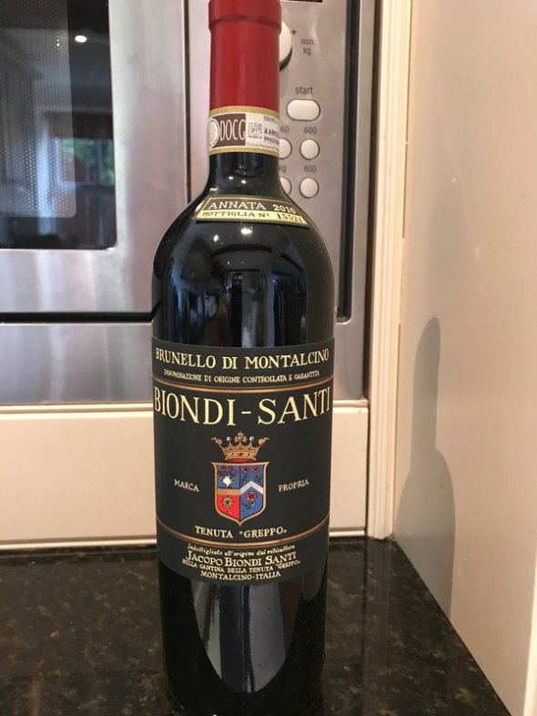 Brunello di Montalcino, Annata Biondi Santi 2010